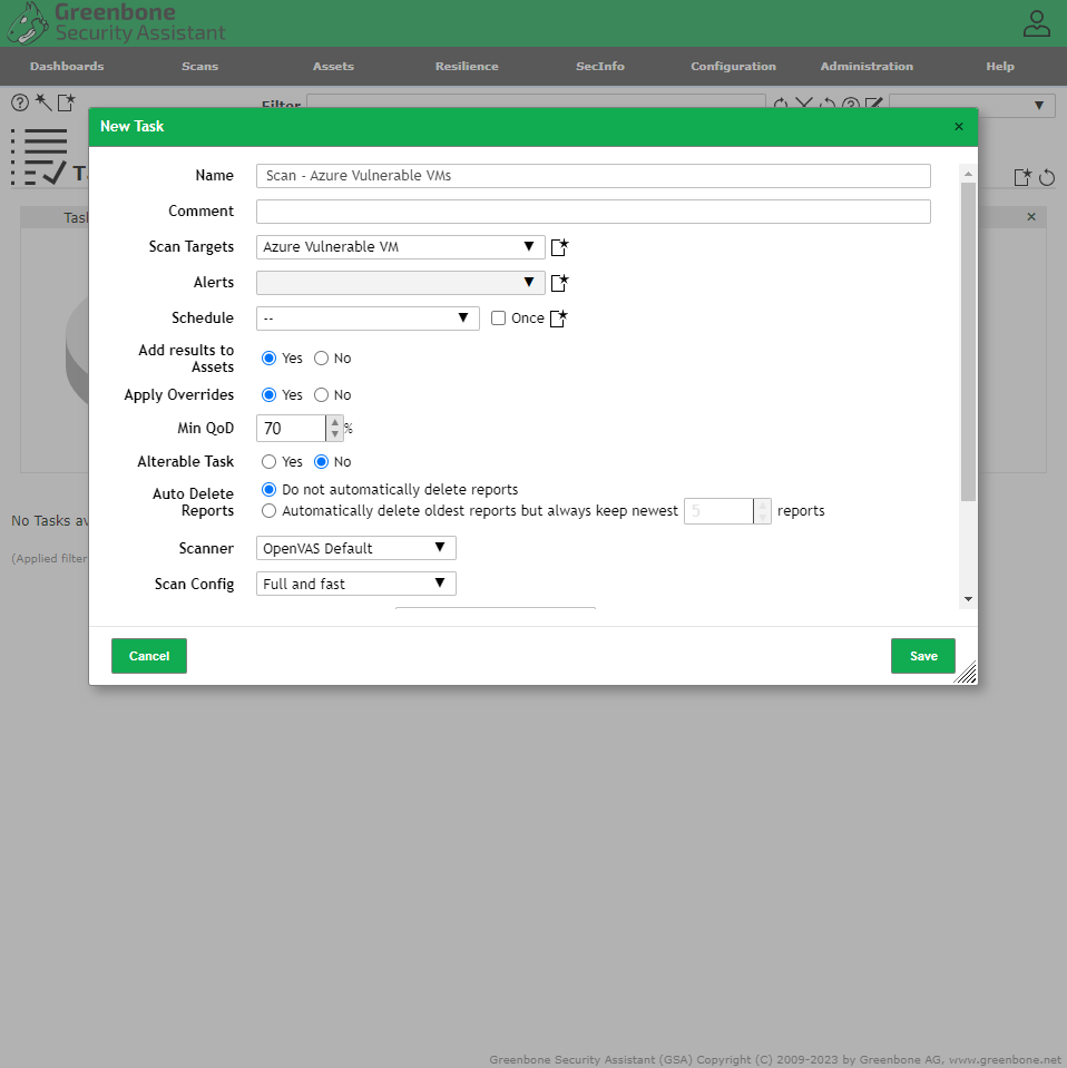 Vulnerability Management with Greenbone OpenVAS - Field Notes